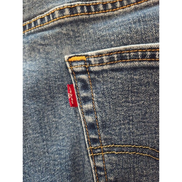 Levis 541 Straight Leg Jeans Sz 42x32 Light Wash Blue Denim - Picture 7 of 10